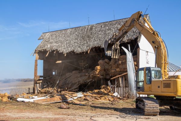 Barn Demolition in Mckinney