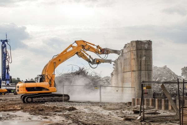 Silo Demolition in Mckinney