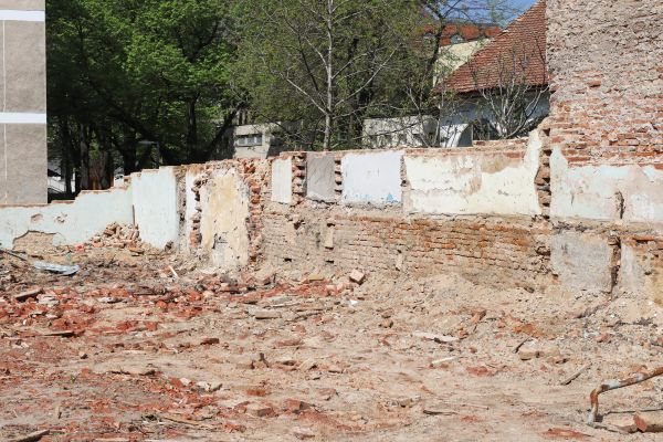Brick Wall Demolition in Mckinney