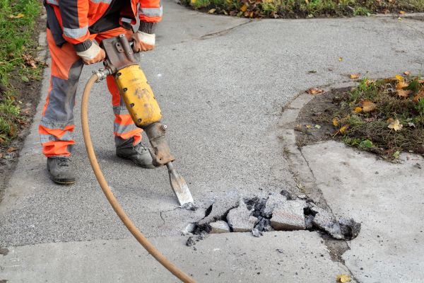 Concrete Sidewalk Removal in Mckinney