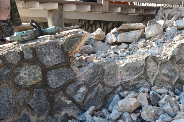 Retaining Wall Demolition in Mckinney